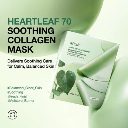 Anua Heartleaf 70 Soothing Collagen Mask 38gm