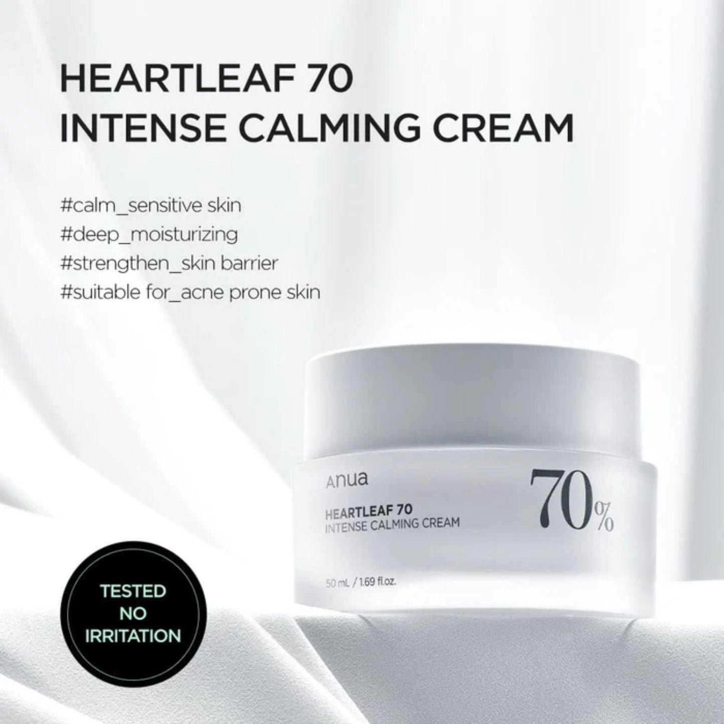 Anua Heartleaf Calming Cream 50ml