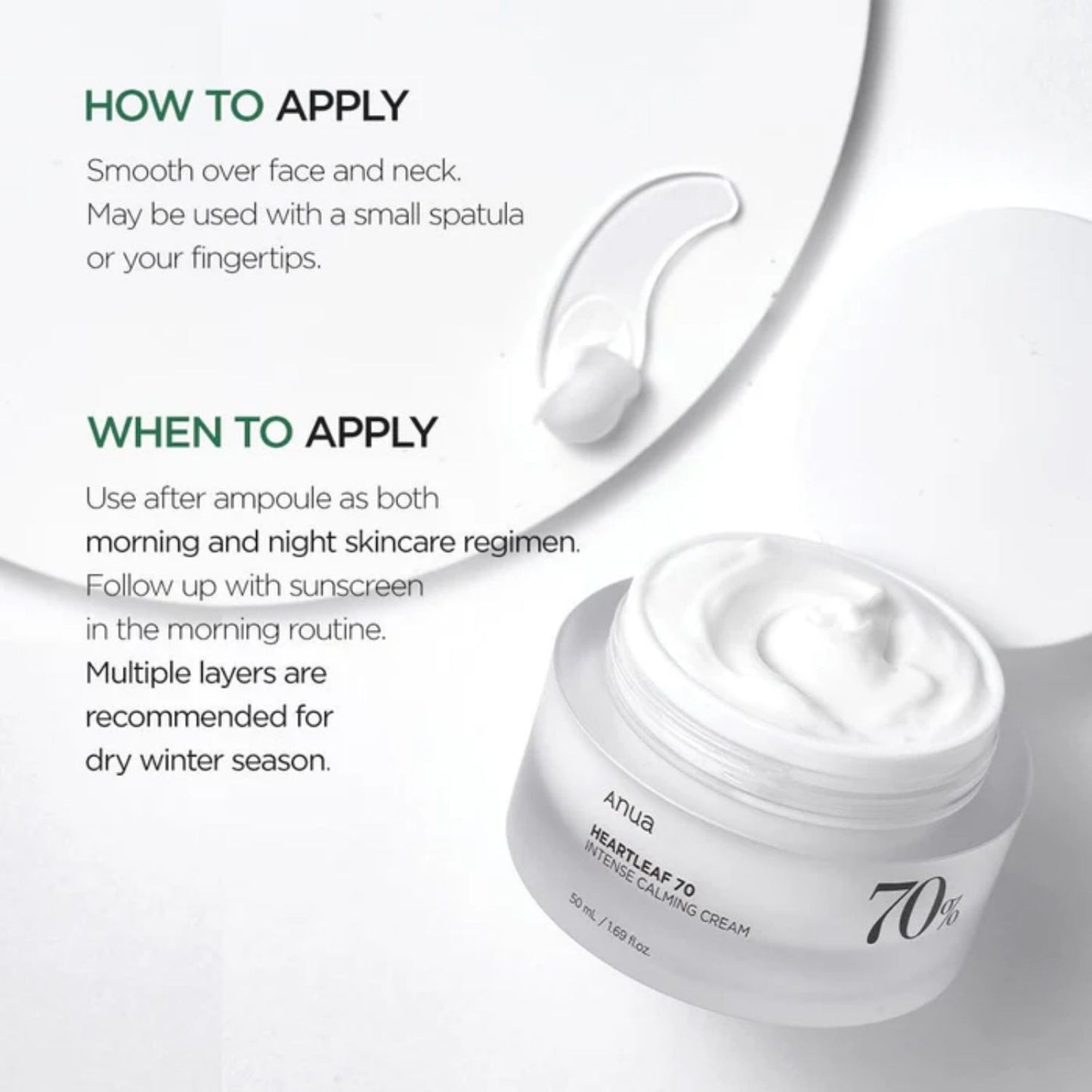 Anua Heartleaf Calming Cream 50ml