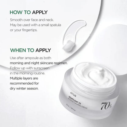 Anua Heartleaf Calming Cream 50ml