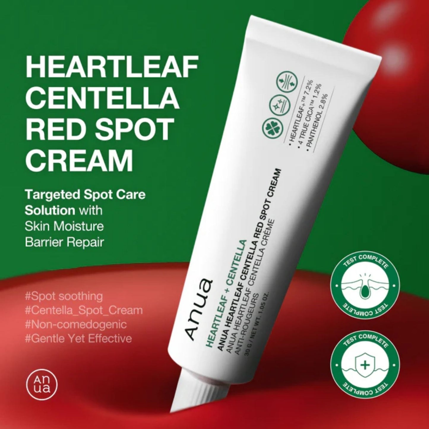 Anua Heartleaf Centella Red Spot Cream 30gm
