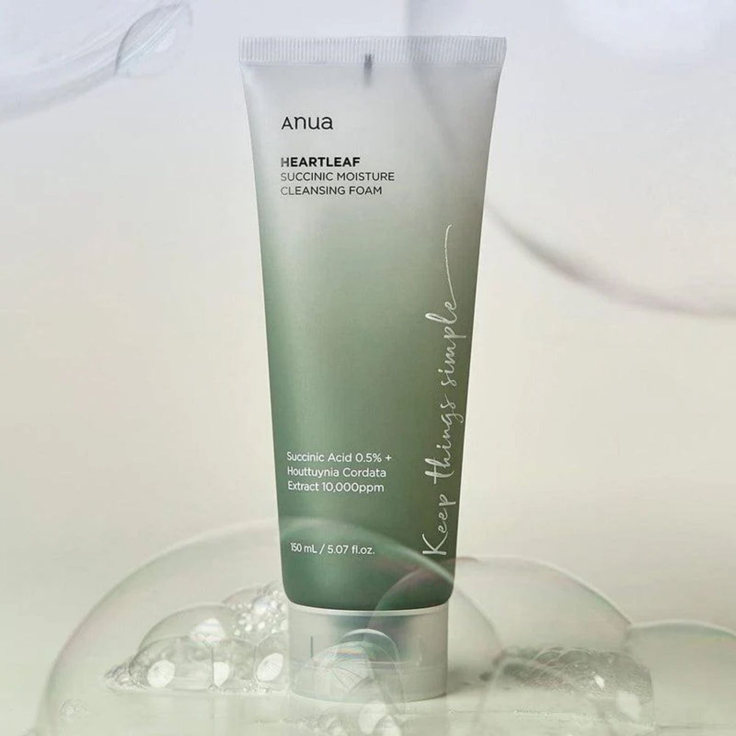 Anua Heartleaf Succinic Cleansing Foam 150ml