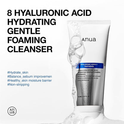 Anua Hyaluronic Hydrating Gentle Foaming Cleanser 150ml