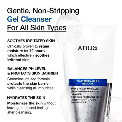 Anua Hyaluronic Moisturizing Gentle Gel Cleanser 150ml