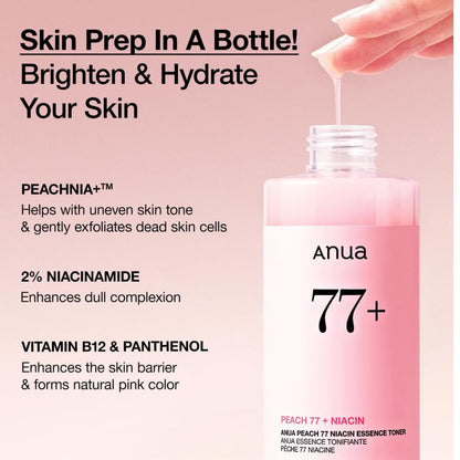 Anua Peach Niacin Essence Toner 250ml
