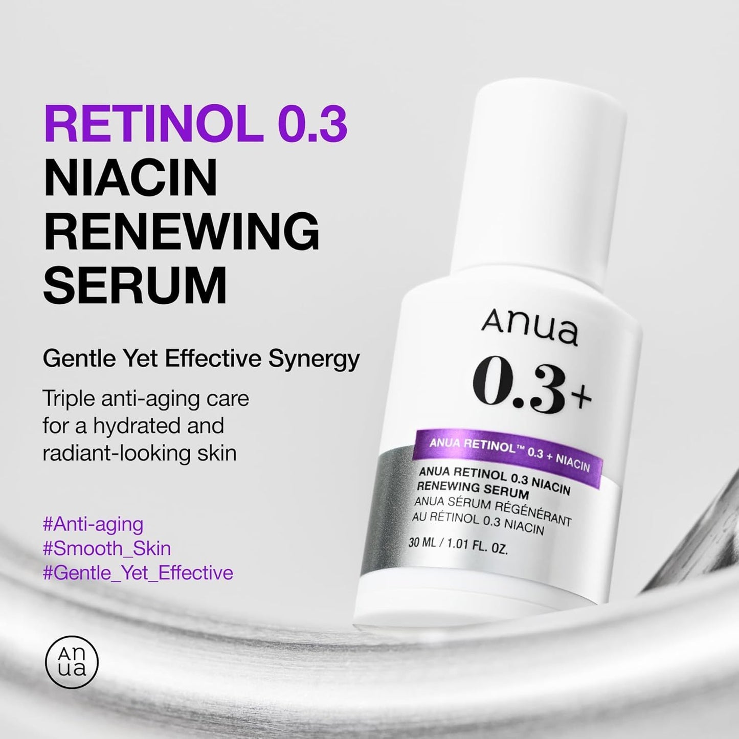 Anua Retinol Niacin Renewing Serum 30ml