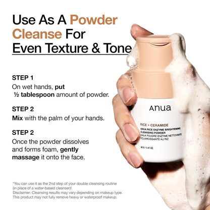 Anua Rice Cleansing Powder 40G