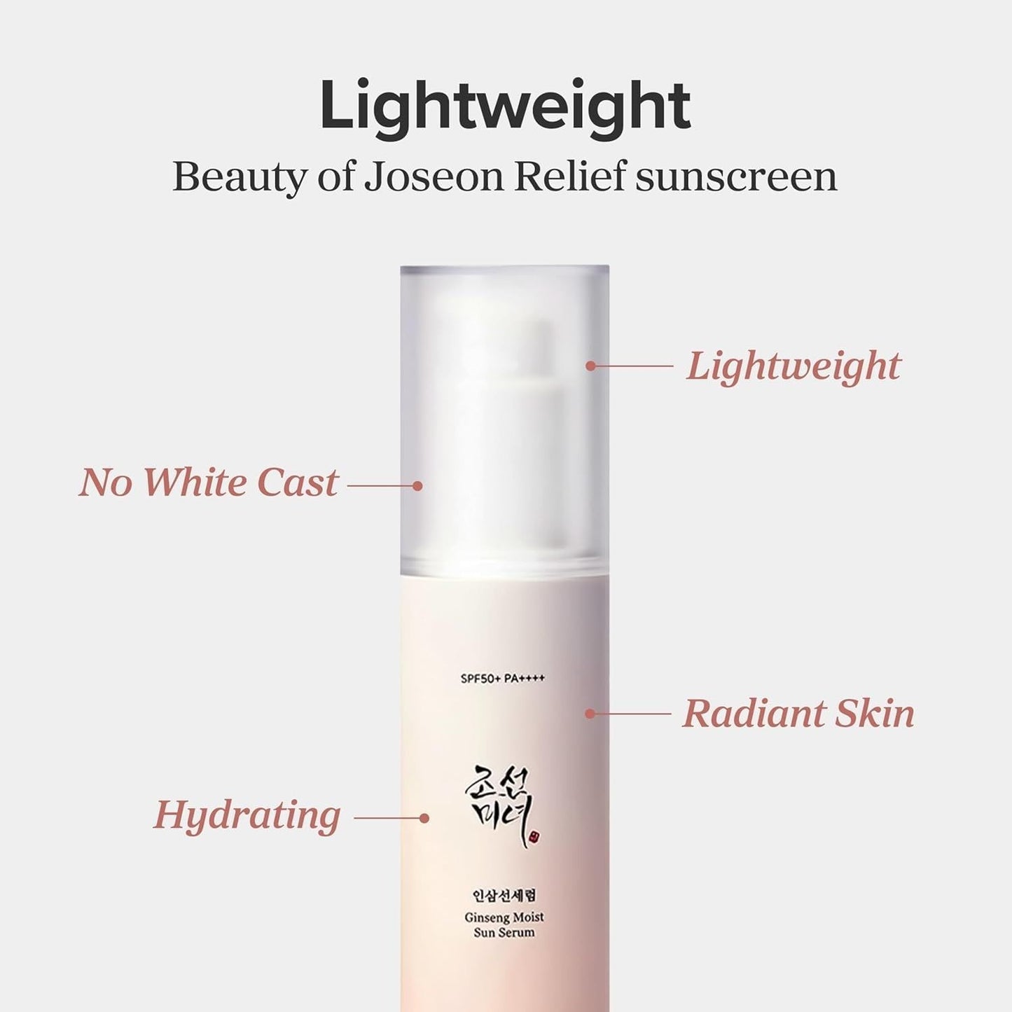 Beauty of Joseon Ginseng Moist Sun Serum SPF50+ PA++++ 50ml