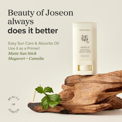 Beauty of Joseon Matte Sun Stick : Mugwort + Camelia SPF50+ PA++++ 18g