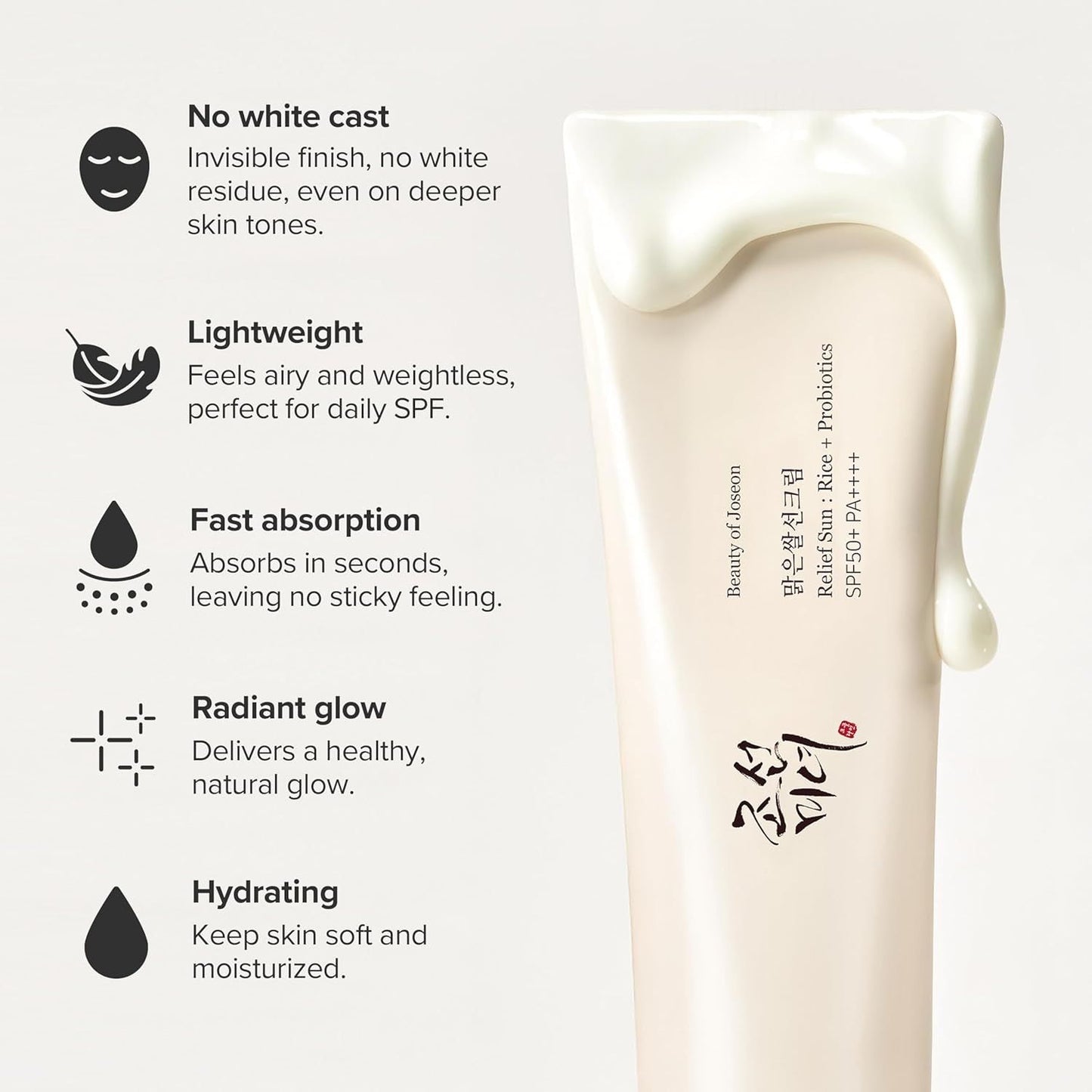 Beauty of Joseon Relief Sun AquaFresh : Rice + B5 SPF50+ PA++++ 50ml
